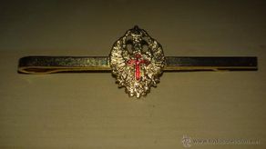 Military Antiques: pisacorbatas militar ejercito de tierra
